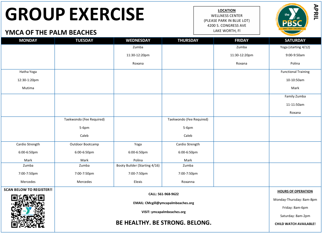 Group Exercise April