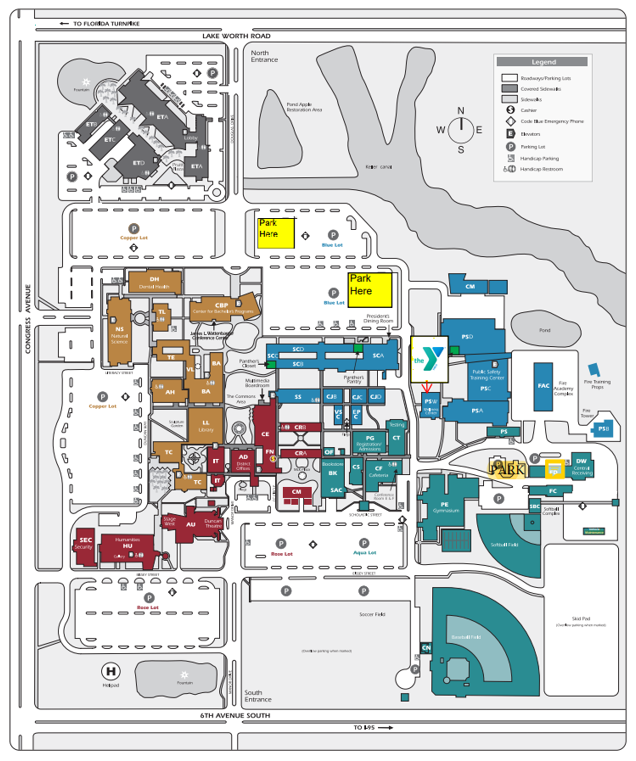 PBSC Wellness Center Map