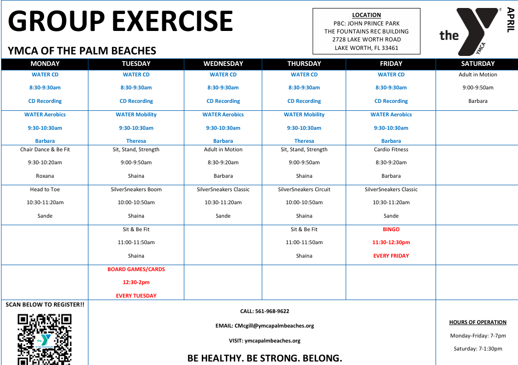 Group Exercise April